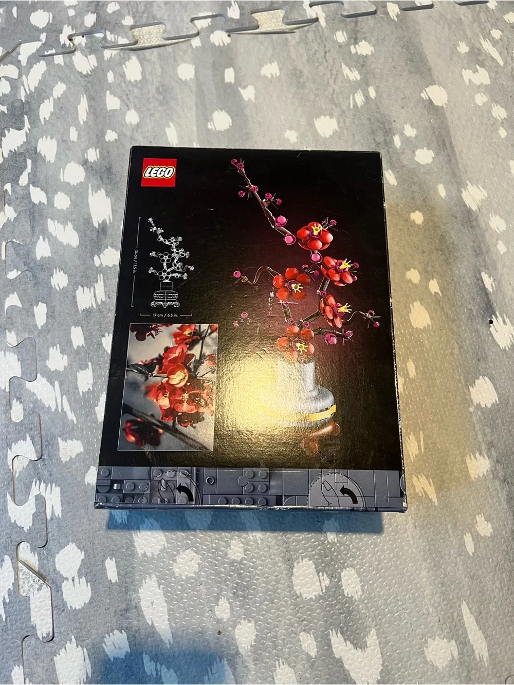 LEGO Plum Blossom Botanical Decor - Red and Pink Floral Accent